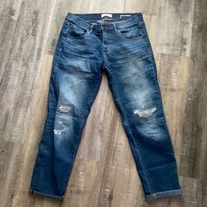 Sonoma Distressed Girlfriend Jeans